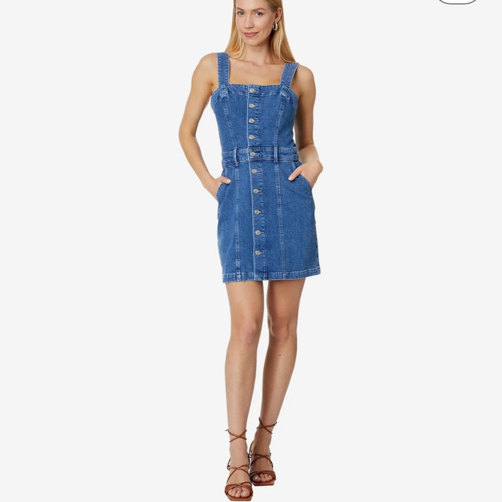 NWT PAIGE Maddy denim dress size 4